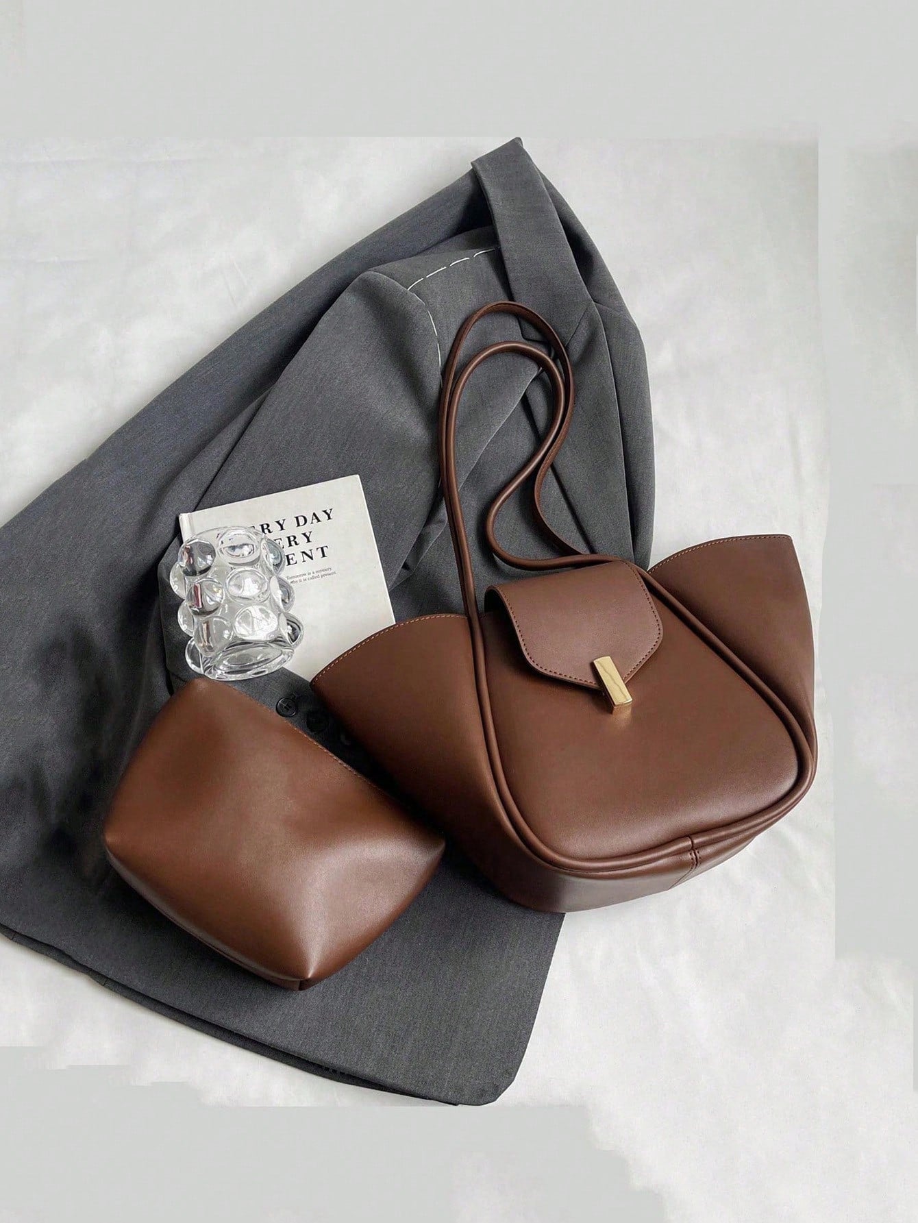 2025 Fashionable High-Quality Large Capacity Tote Bag, Casual Minimalist Shoulder Bag For Travel