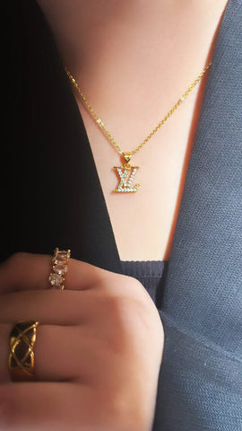 LV CHARM NECKLACE