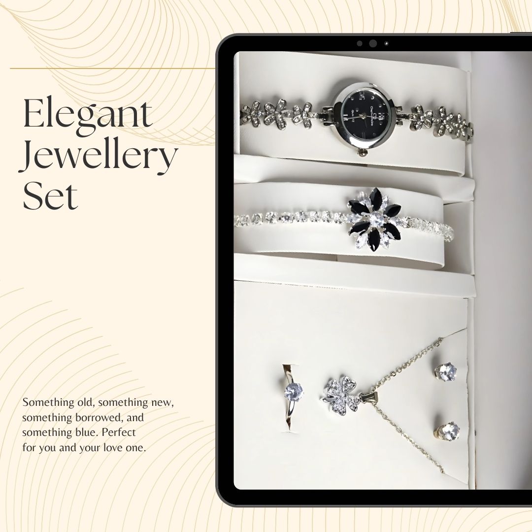 Pure Brilliance - 6PCS Silver Collection for Timeless Style
